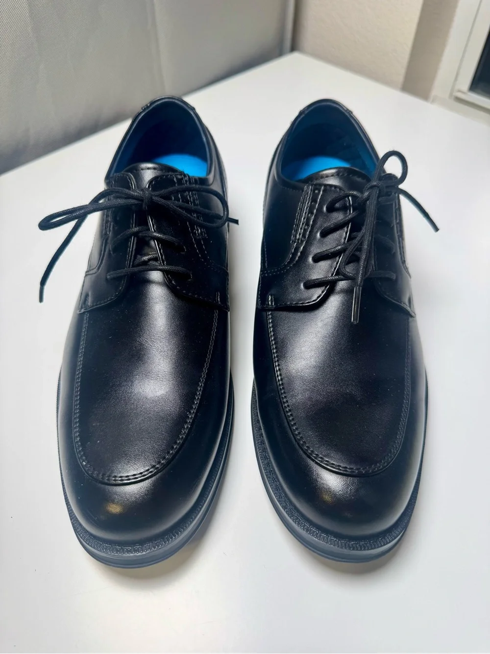 NWOT Dockers Black Leather Lace-Up Oxford Shoes- Size 8